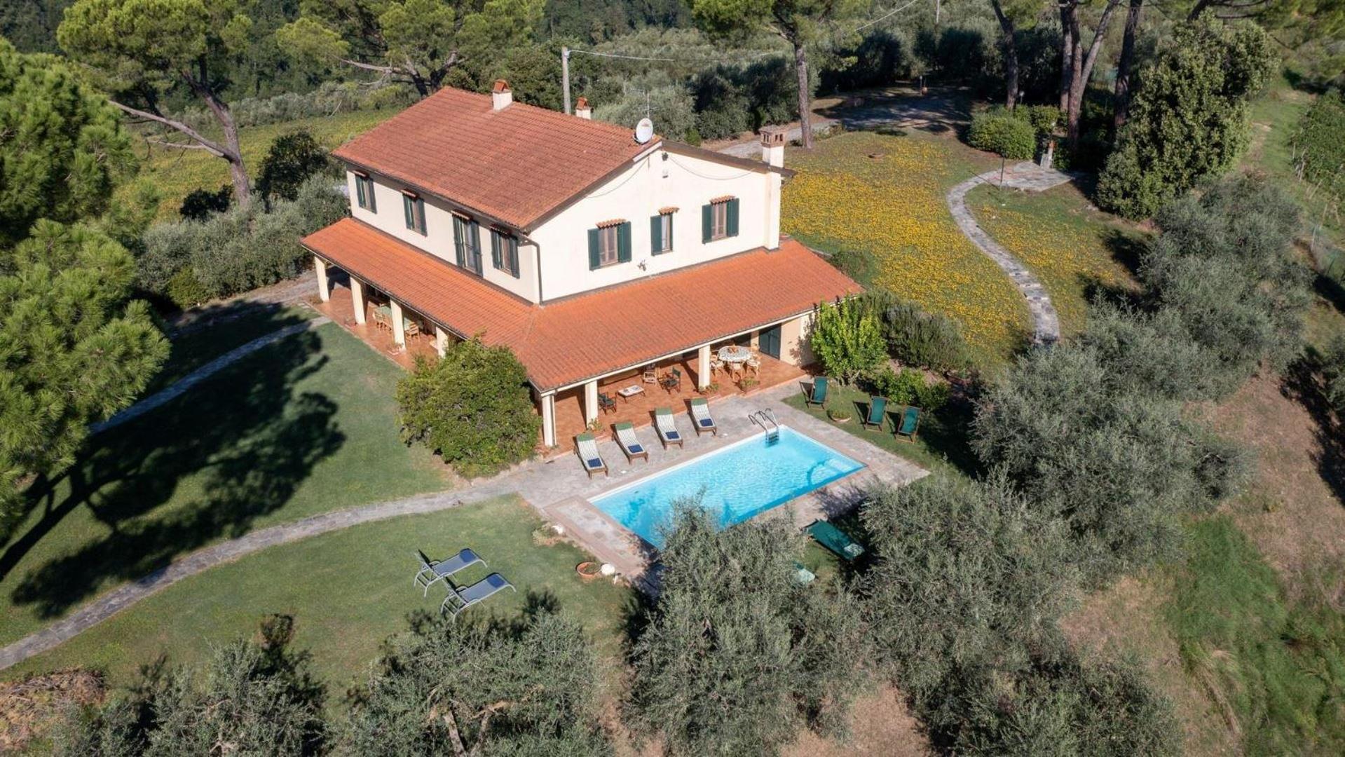 Villa Montalbano 12 Cerreto Guidi Bagian luar foto